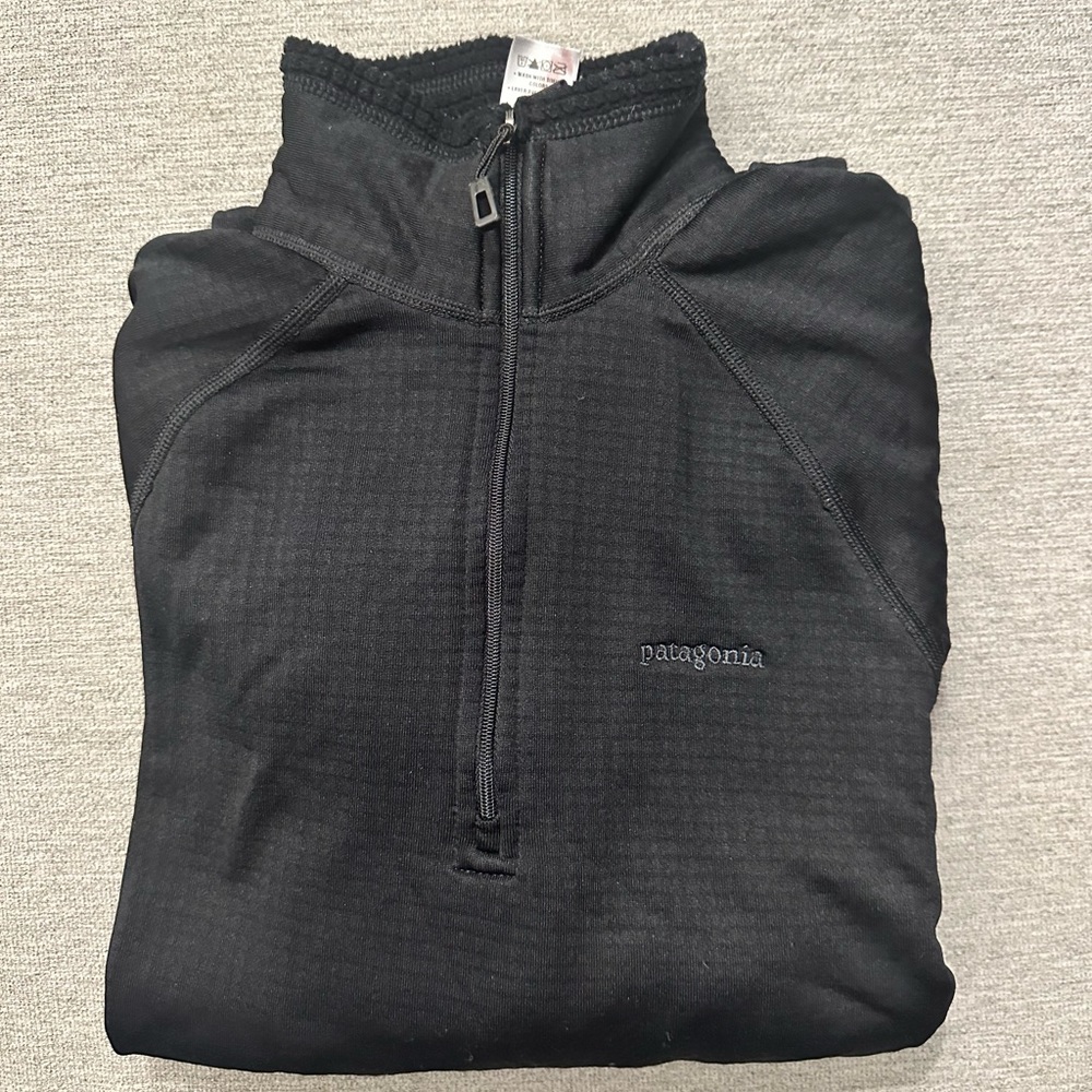Patagonia Black Womens 1/4 Zip Fleece